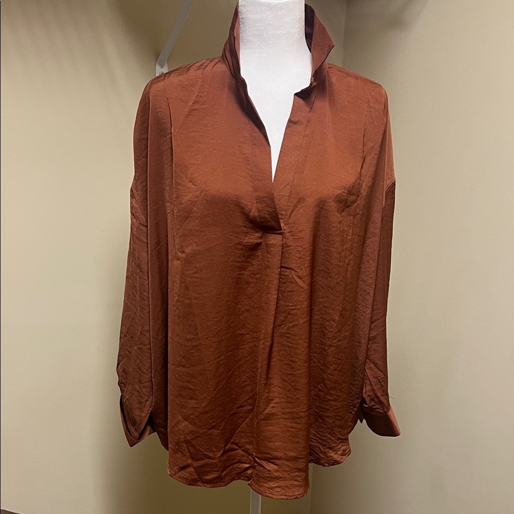Elegant Women's Copper Blouse